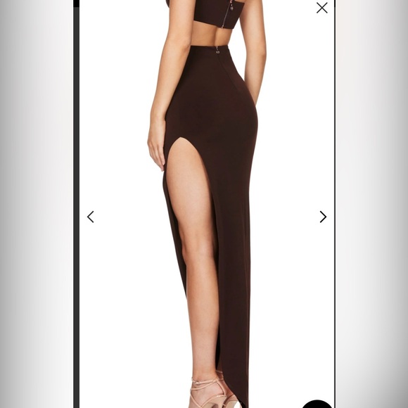 NWT Nookie Alyssa Chain Crop and Akirt Set L/M - Picture 4 of 4